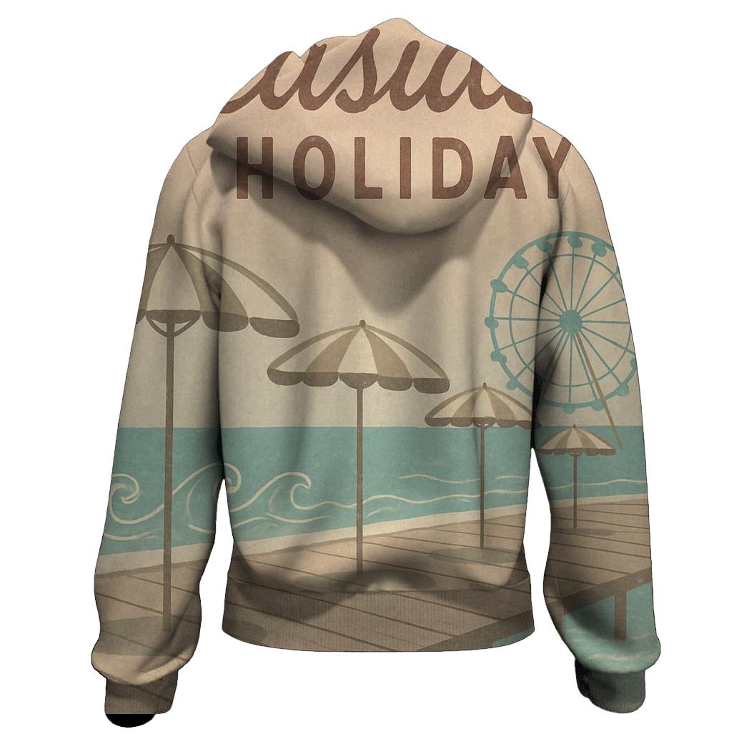 Vintage Beach Boardwalk Advertisement hoodie styles