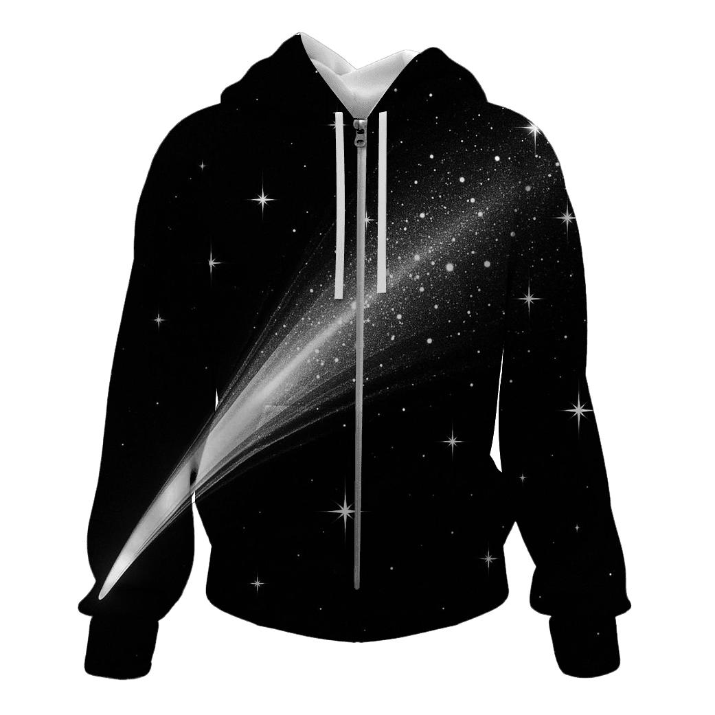 Silver Comet Sequin Trail hoodie designs