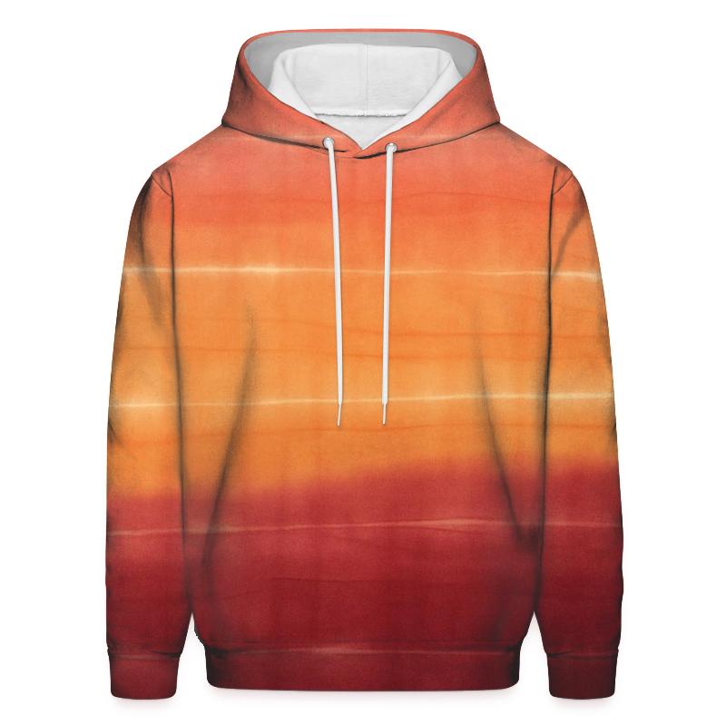 Sunset Horizon Stripe Overdye hoodie trends