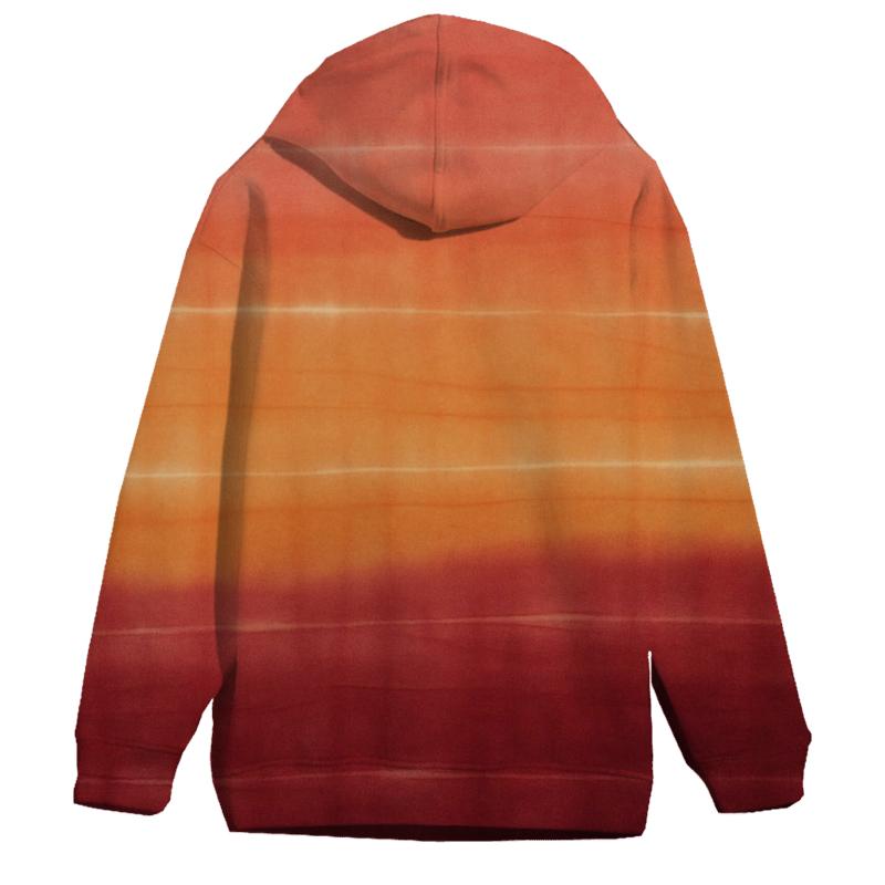 Sunset Horizon Stripe Overdye hoodie trends