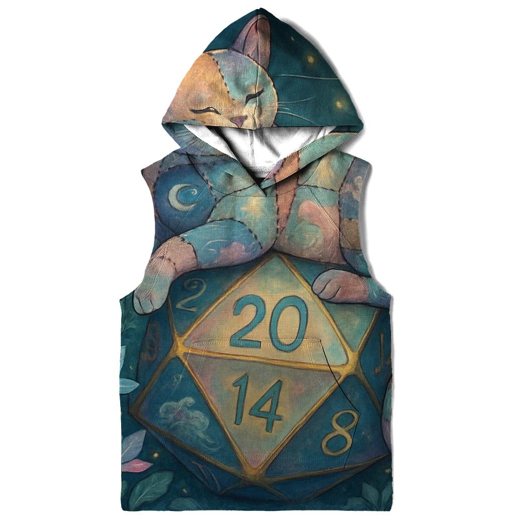 Patchwork Cat In The Probability Garden premium hoodies