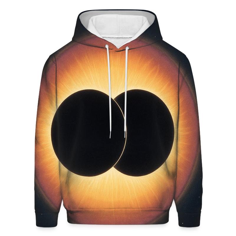 Binary Eclipse Corona Bands pullover hoodies