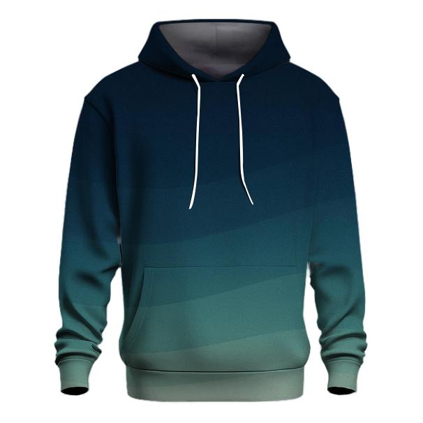 Moonlit Tidal Fade embroidered hoodies
