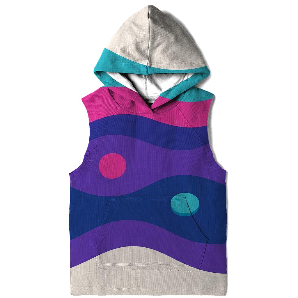 Vapor Arcade Waves hoodies fashion