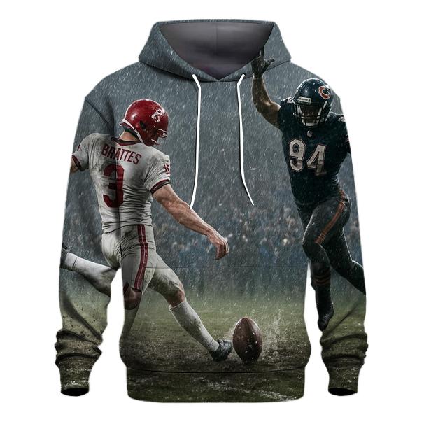 Rain Soaked Overtime Braves And Cubs Clash zip-up hoodies