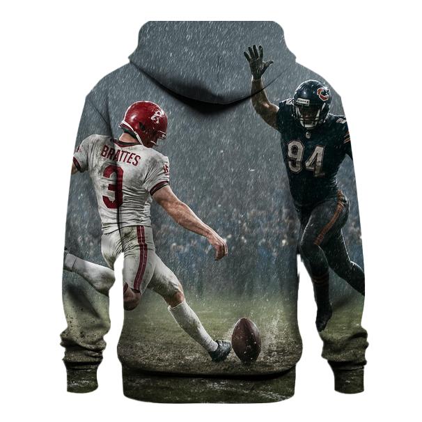 Rain Soaked Overtime Braves And Cubs Clash zip-up hoodies