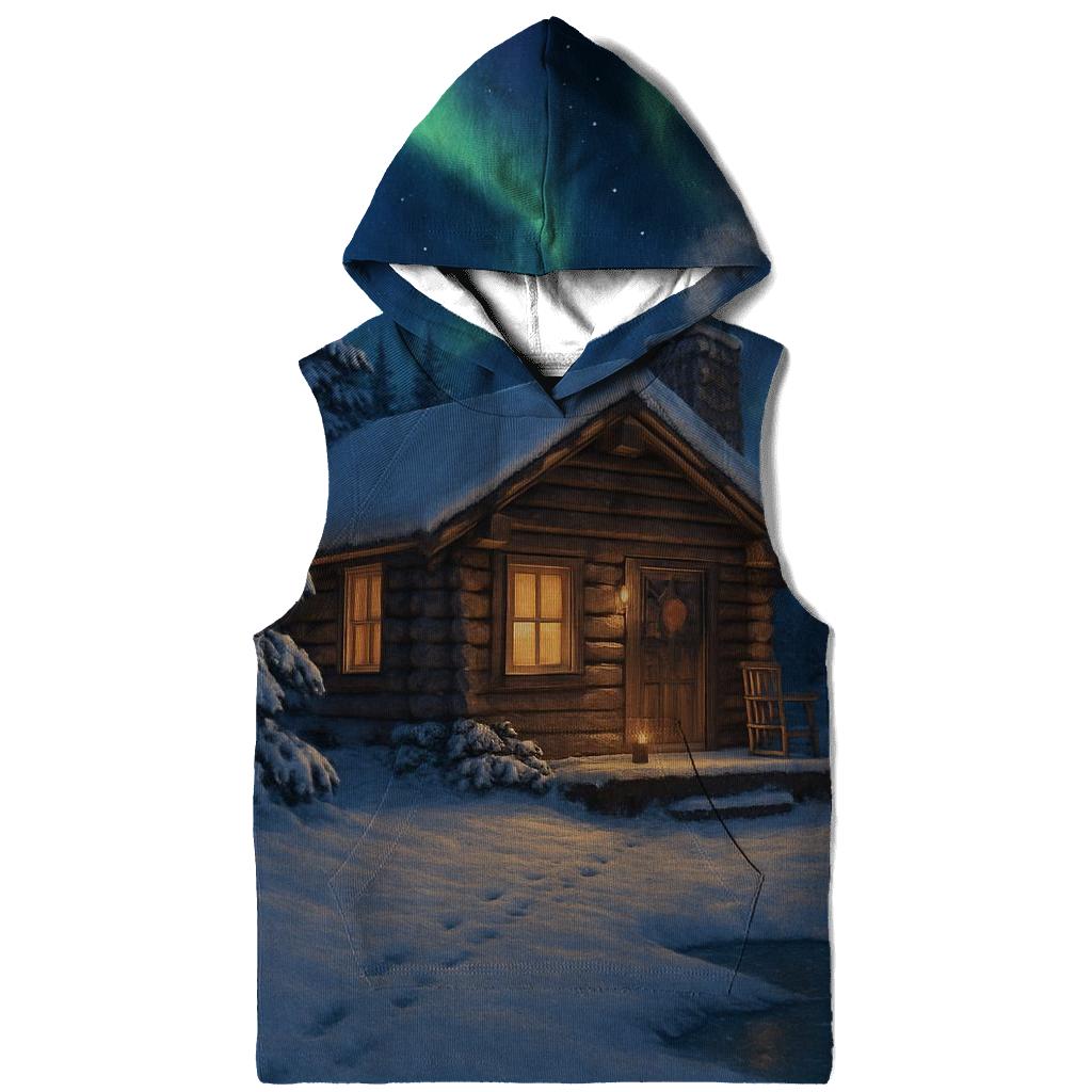 NorthernLightsOverSantasCabin hoodie trends