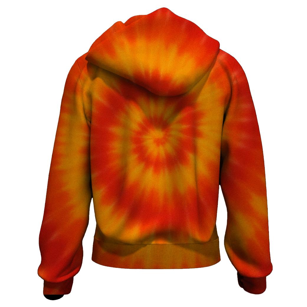 Solar Flare Spiral Radiance lightweight hoodies