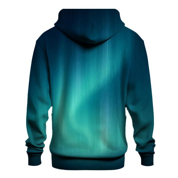 Frozen Aurora Veil printed hoodies