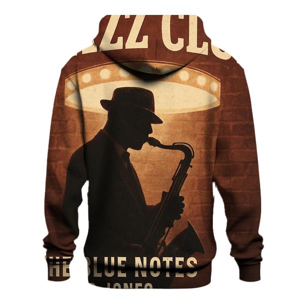 Vintage Jazz Club Night Poster designer hoodies