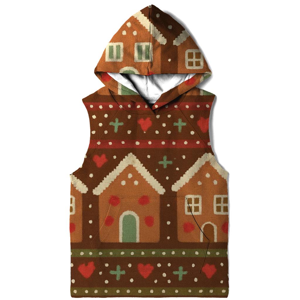 Gingerbread House Confetti Lanes hoodie designs