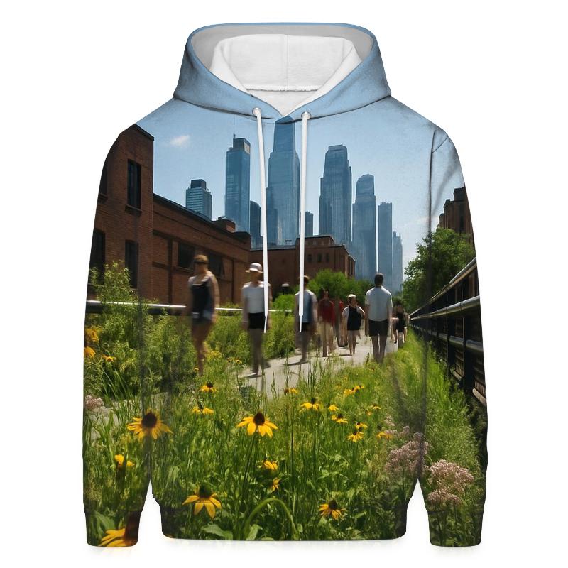 Noon Heat Haze Over Midtown From The High Line hoodie styles