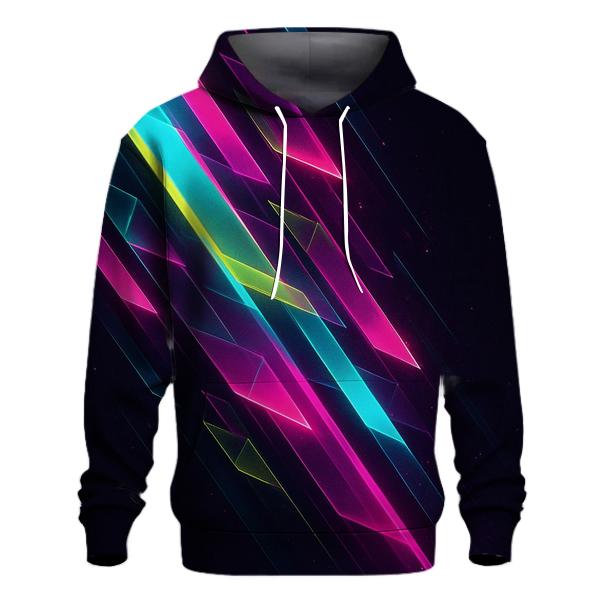 Neon Prism Cascade hoodies fashion