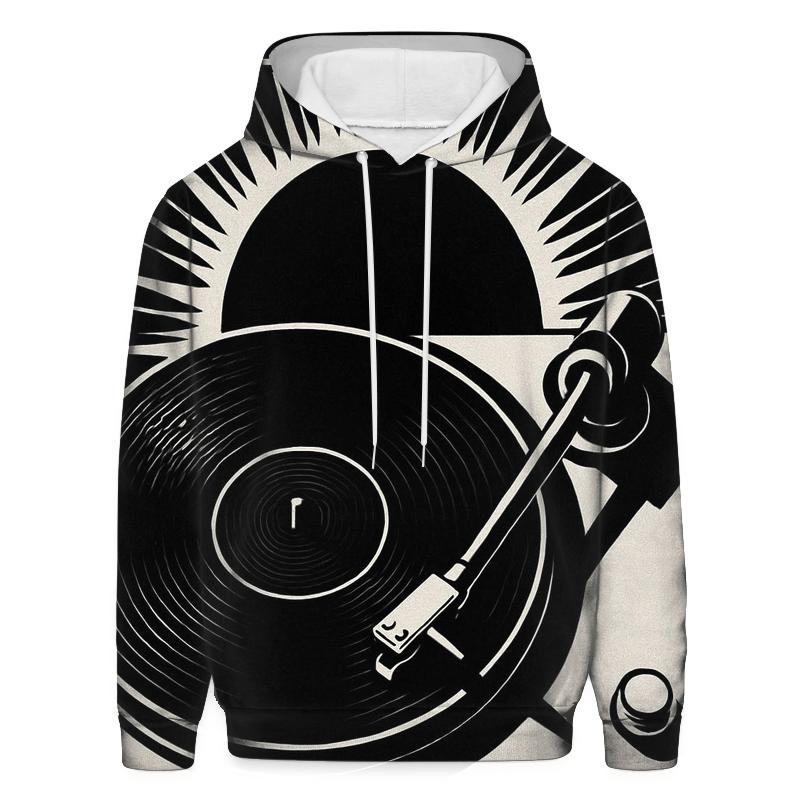 Monochrome Turntable Eclipse zip-up hoodies