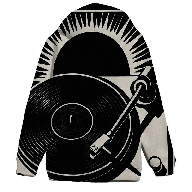 Monochrome Turntable Eclipse zip-up hoodies