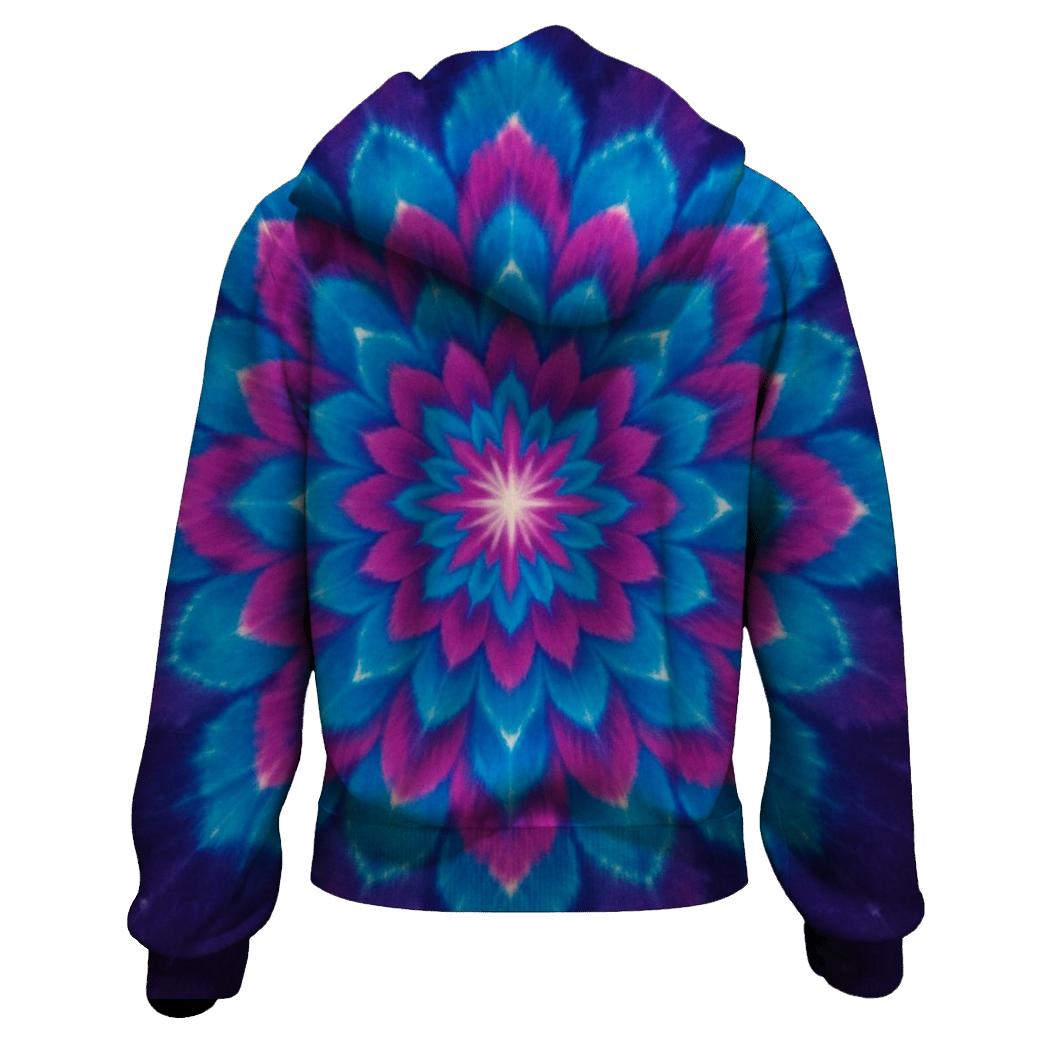 Neon Mandala Galaxy Burst hoodie styles