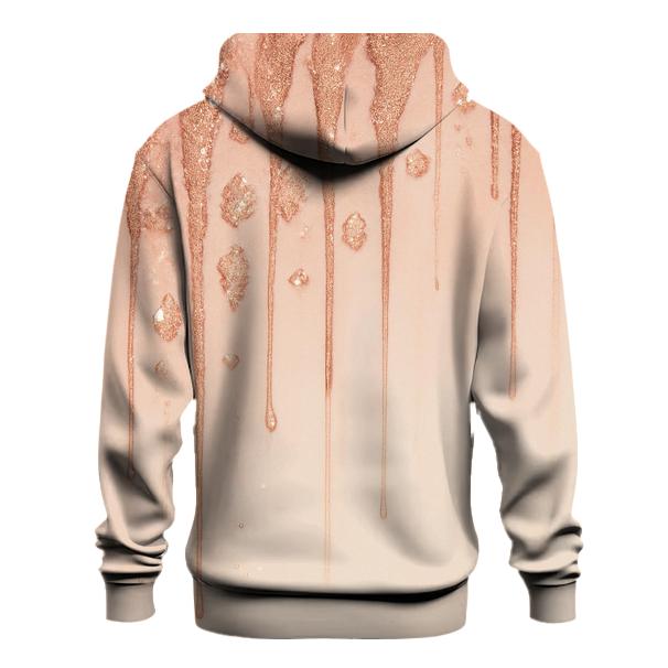 Blush Crystal Waterfall premium hoodies