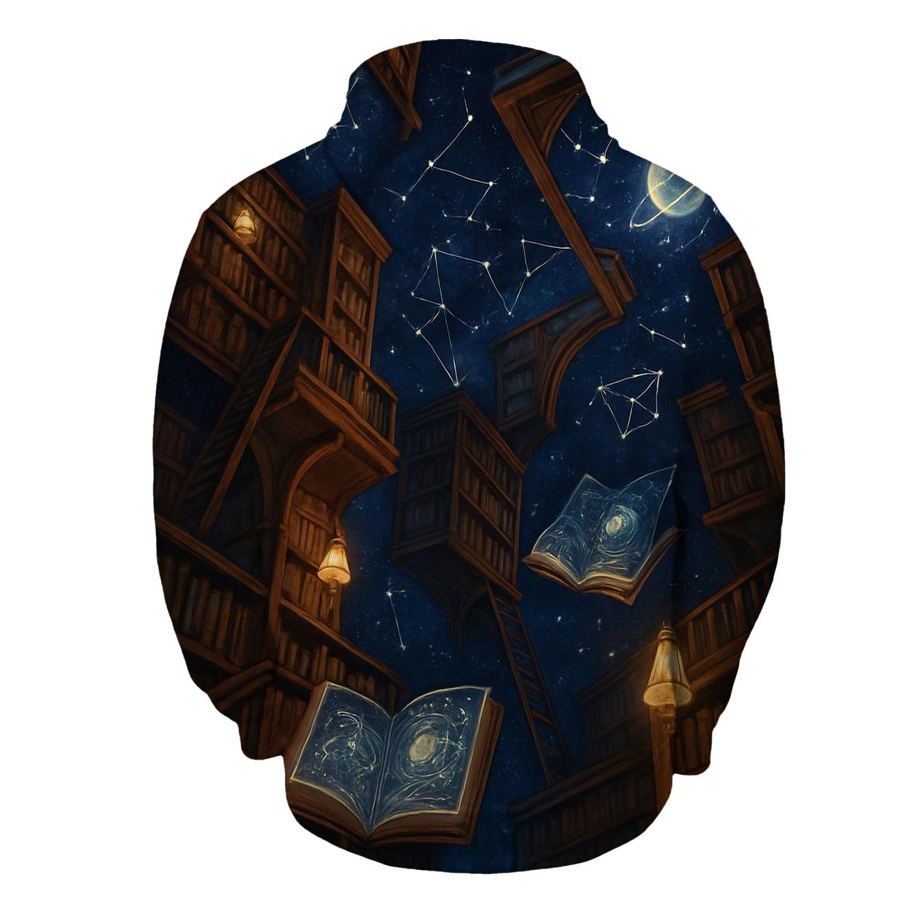 Stargazer Library Dreams premium hoodies