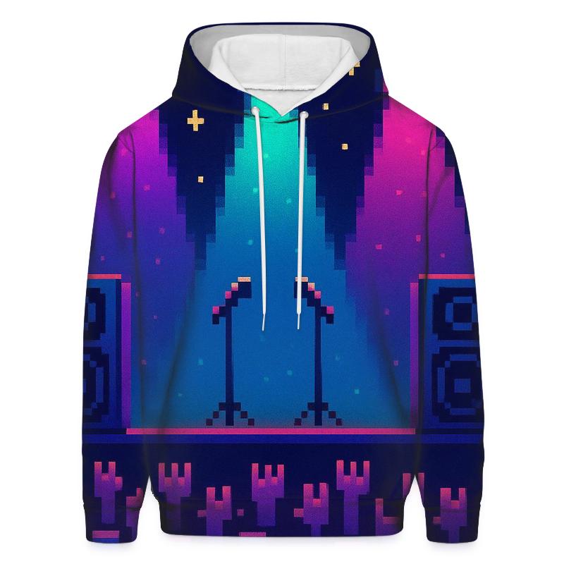 Pixel Stage Riot hoodie designs