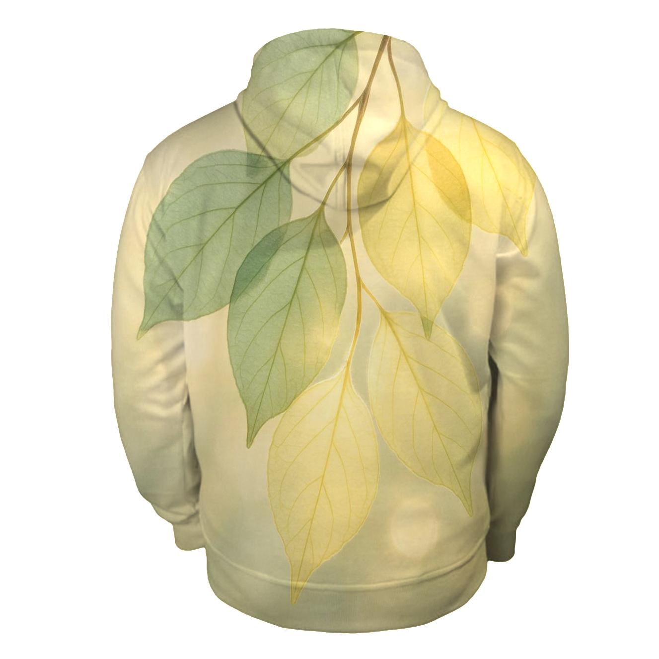 Whispering Leaves Prayer embroidered hoodies