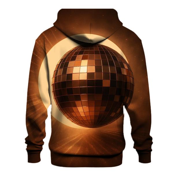 Bronzed Disco Eclipse embroidered hoodies