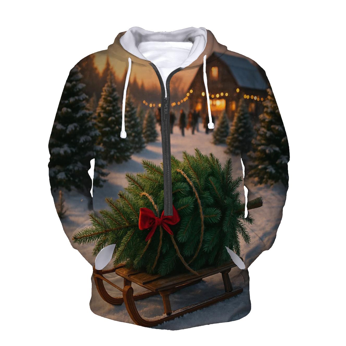 ChristmasTreeFarmGoldenHour hoodie trends