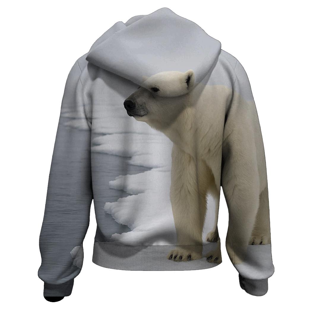 Ice Edge Vigil Polar Bear hoodie styles
