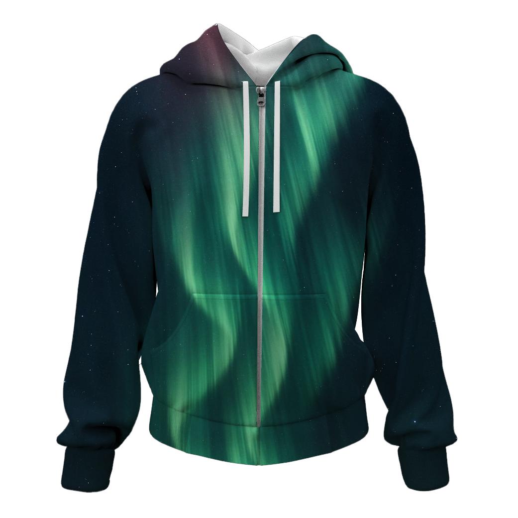 Polar Cusp Aurora Veil lightweight hoodies