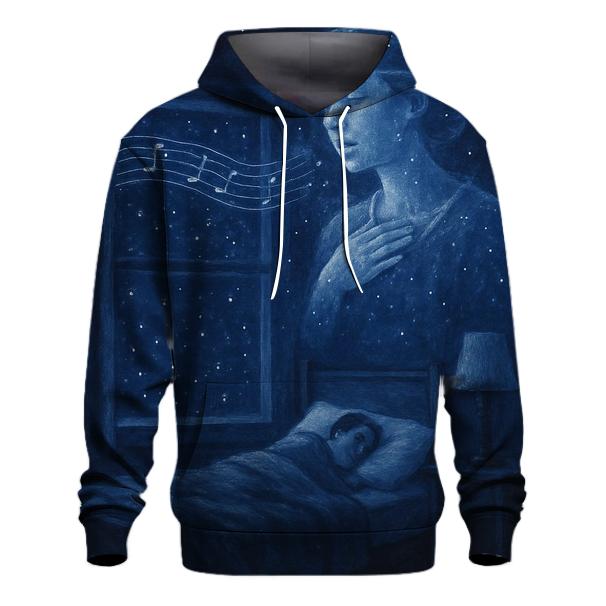 Her Lullaby Still Holding Up The Night embroidered hoodies