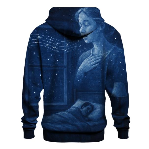 Her Lullaby Still Holding Up The Night embroidered hoodies