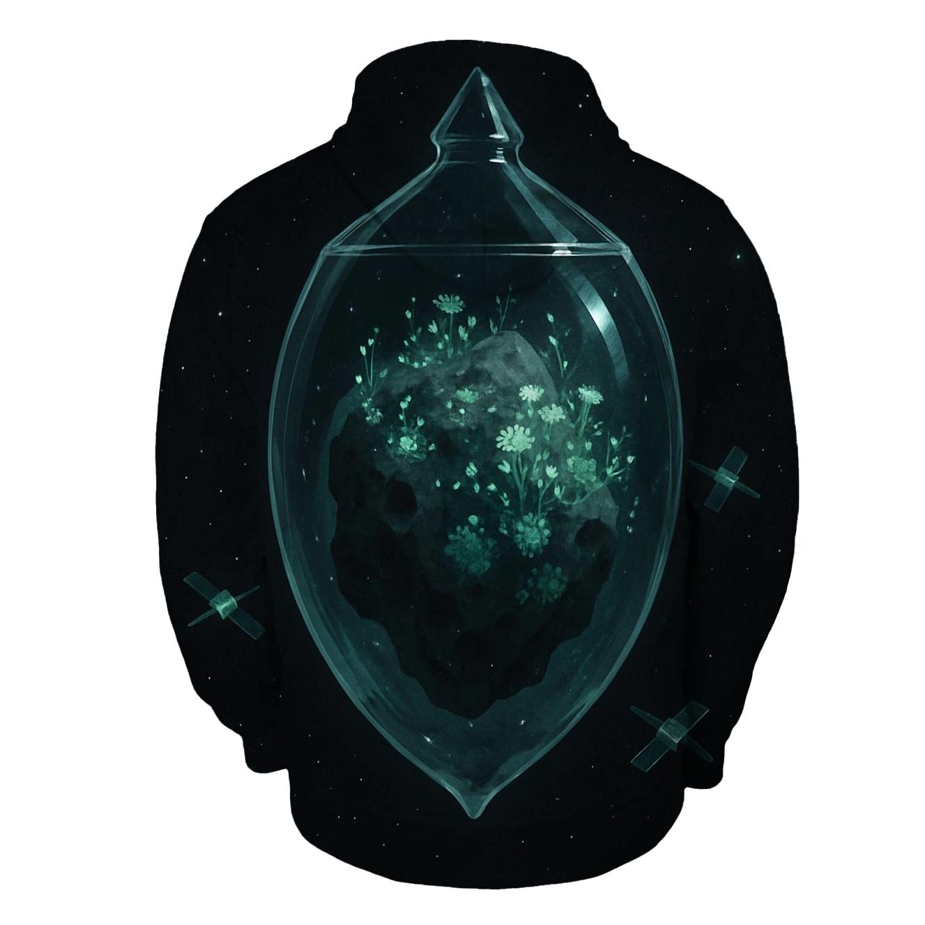 Asteroid Garden Terrarium premium hoodies