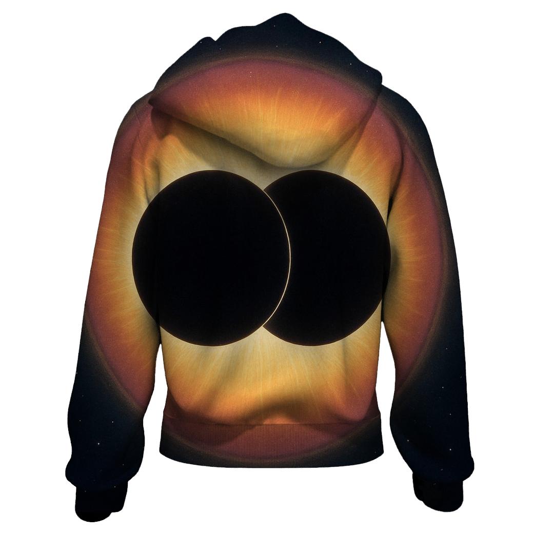 Binary Eclipse Corona Bands hoodie trends