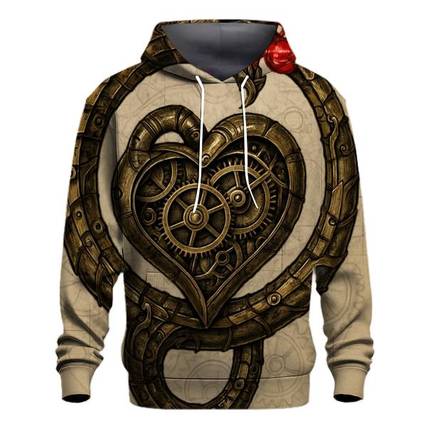 Mechanical Ouroboros Time Engine lightweight hoodies