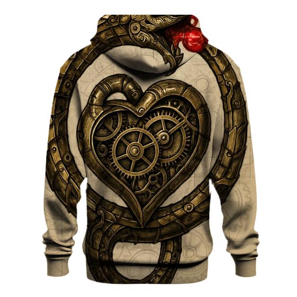 Mechanical Ouroboros Time Engine lightweight hoodies