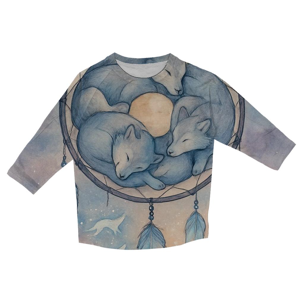 Dreamcatcher Moon Pack trendy 3/4 sleeve tops