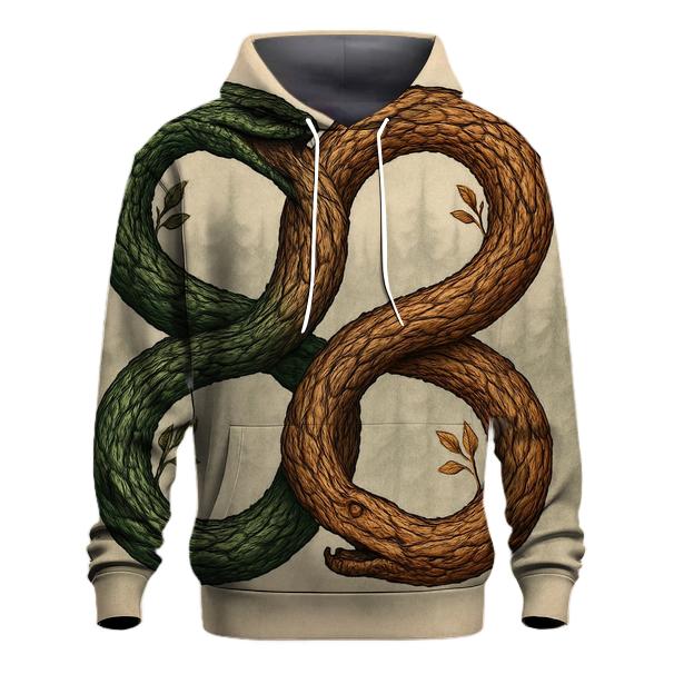 Forest Spirit Twin Ouroboros pullover hoodies