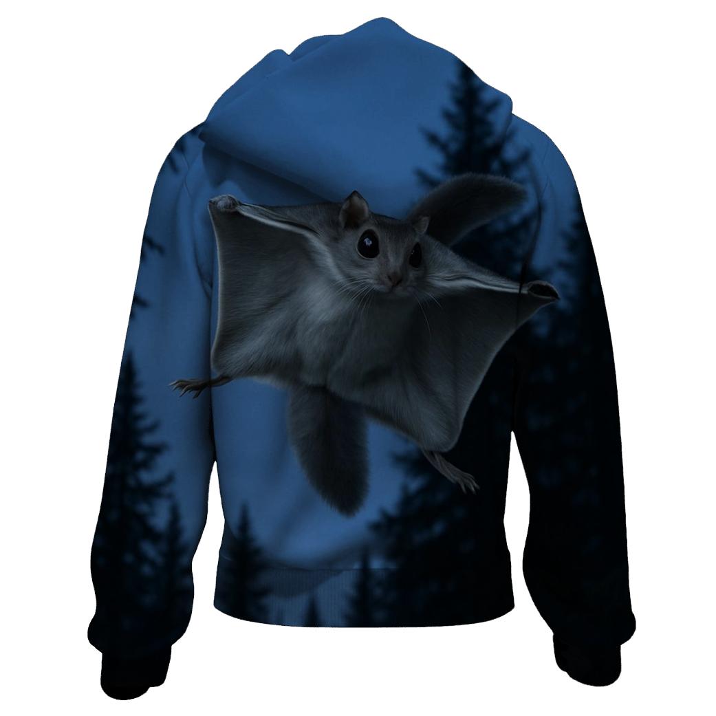Canopy Glide Flying Squirrel custom hoodies