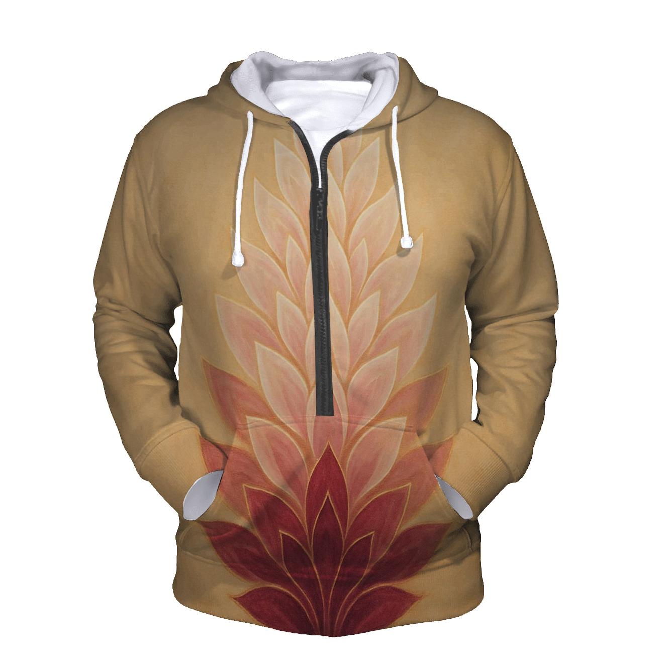 Rising Petal Mandala hoodies fashion