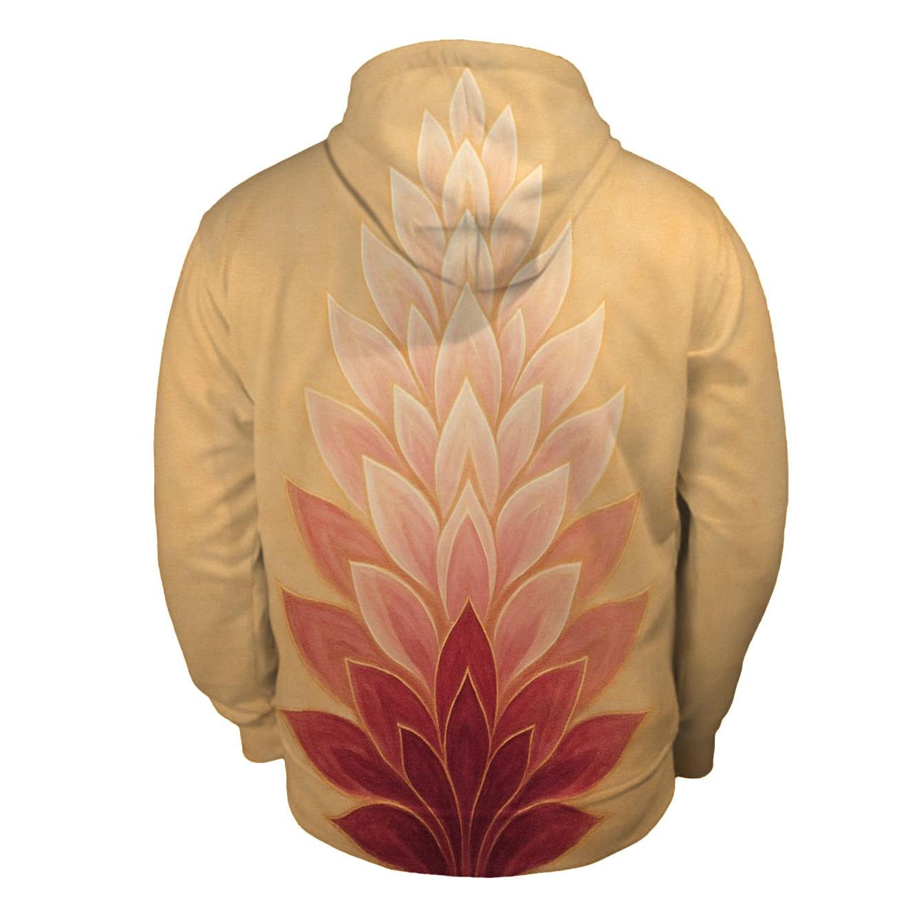 Rising Petal Mandala hoodies fashion