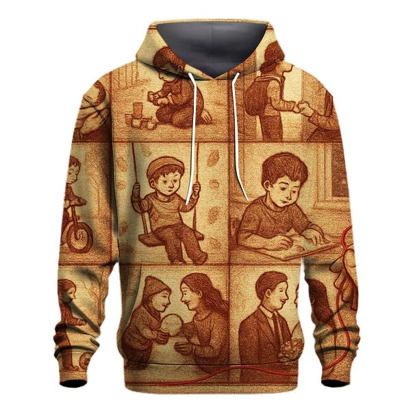 The Thread Of Her Love Woven Through My Days graphic hoodies