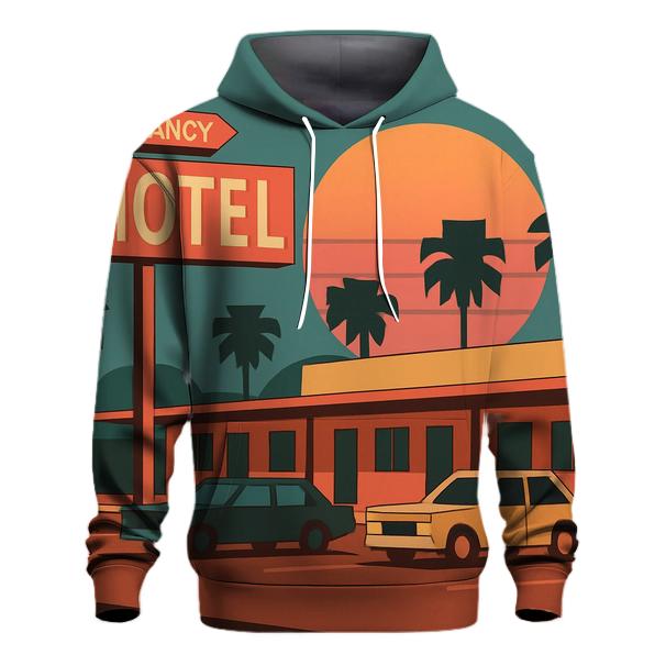 Sunset Motel Roadside custom hoodies