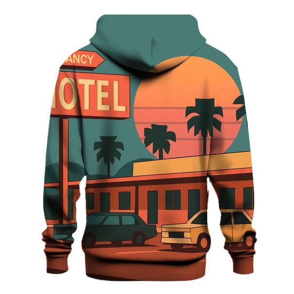 Sunset Motel Roadside custom hoodies