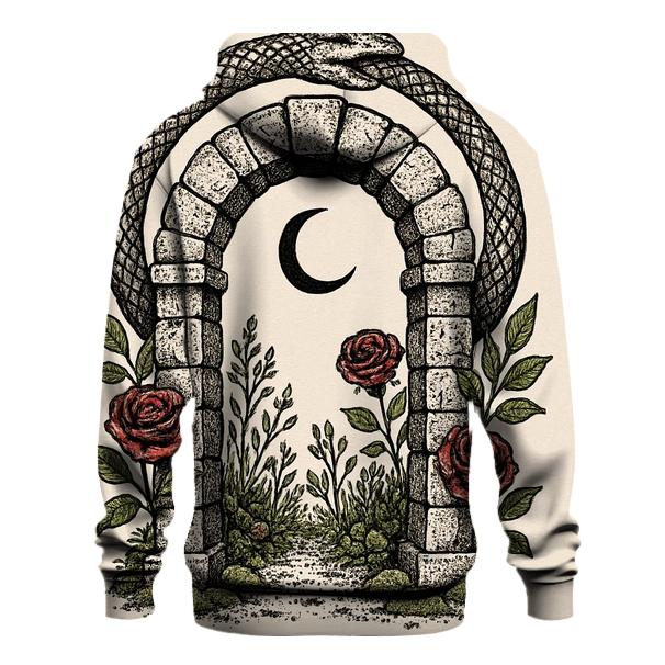 Alchemical Garden Ouroboros Gate designer hoodies