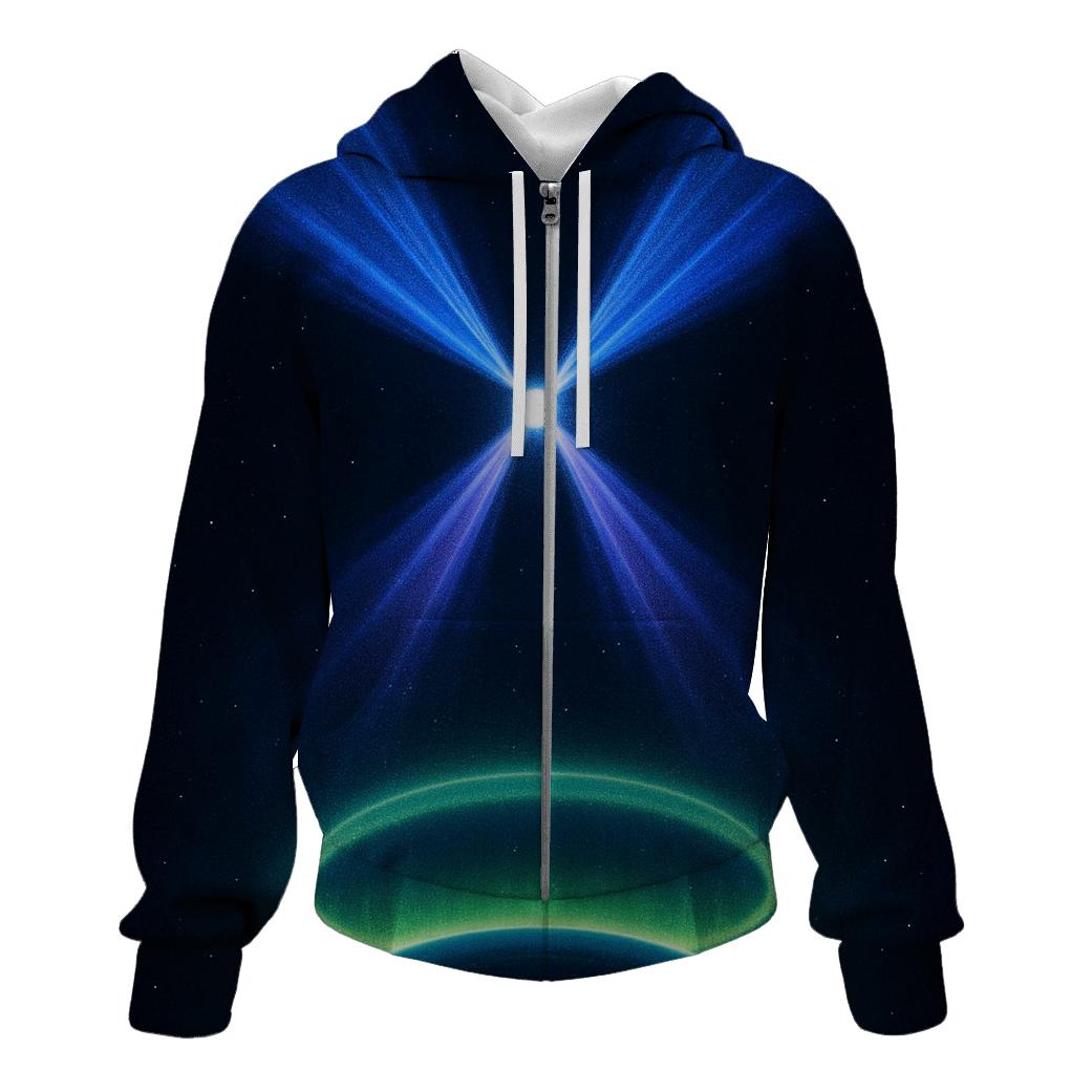 Pulsar Beam Aurora Crest pullover hoodies