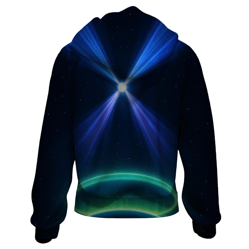Pulsar Beam Aurora Crest pullover hoodies