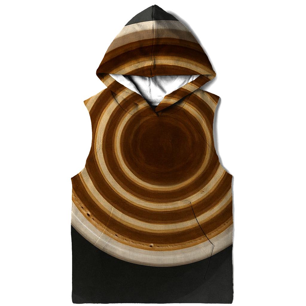 Cream Ripple Topview pullover hoodies