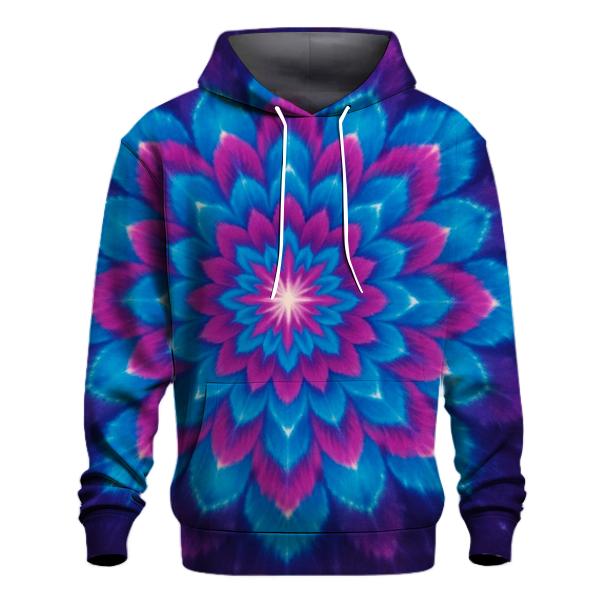 Neon Mandala Galaxy Burst custom hoodies