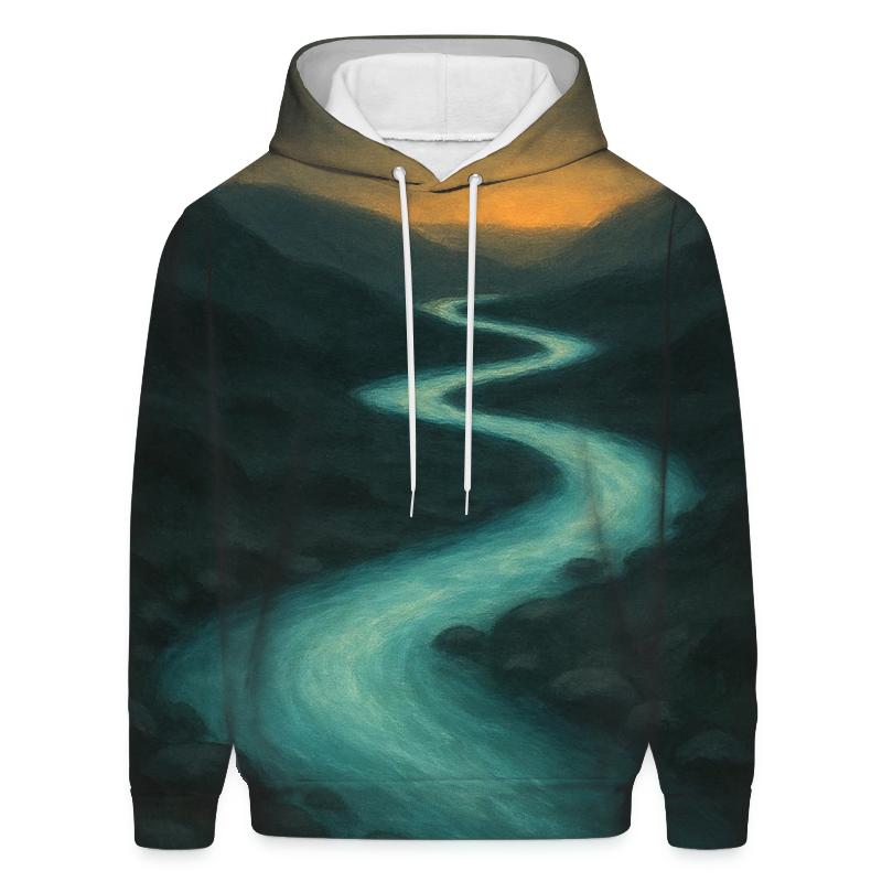 River Of Returning Light zip-up hoodies