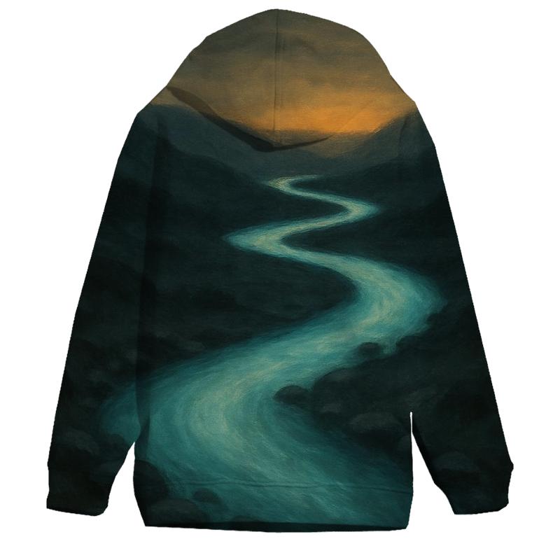 River Of Returning Light zip-up hoodies