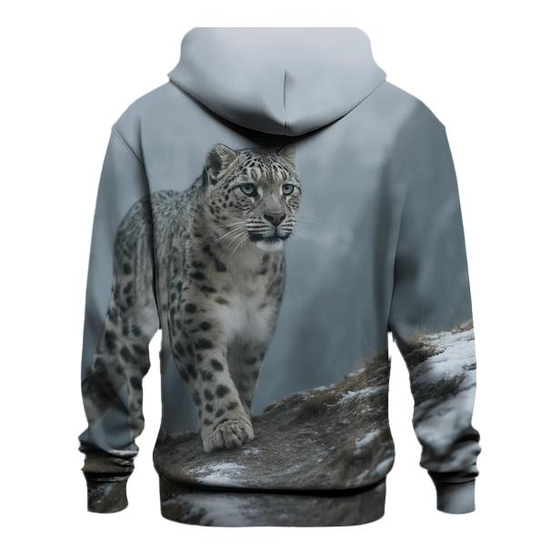 Glacial Ascent Snow Leopard premium hoodies